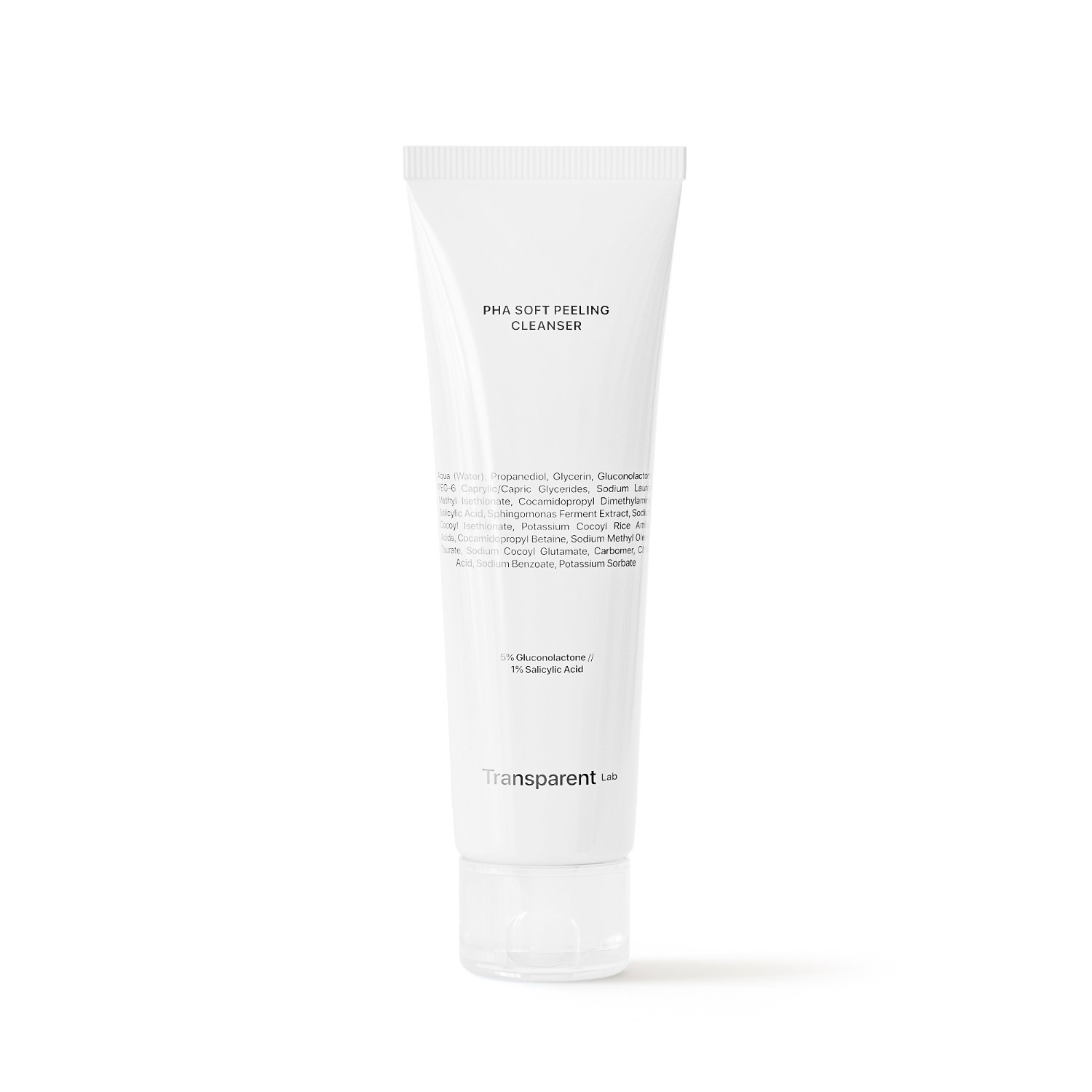 Гель для лица pha soft peeling cleanser Transparent Lab, объем 150 мл
Гель для лица pha soft peeling cleanser Transparent Lab, объем 150 мл