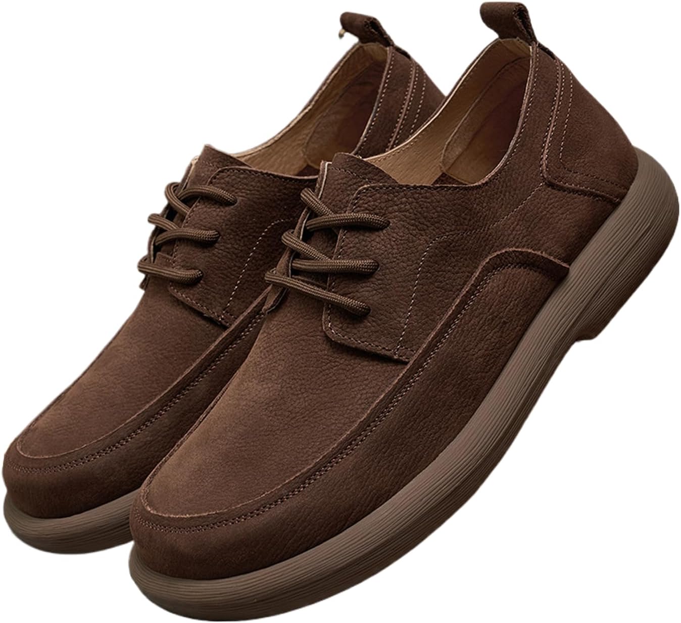 Мужские кожаные массивные платформенные ретро-оксфорды Классический круглый носок Удобная мягкая подошва Нескользящие повседневные обувные для прогулок Fifilapin, коричневый
Мужские кожаные массивные платформенные ретро-оксфорды Классический круглый носок Удобная мягкая подошва Нескользящие повседневные обувные для прогулок Fifilapin, коричневый