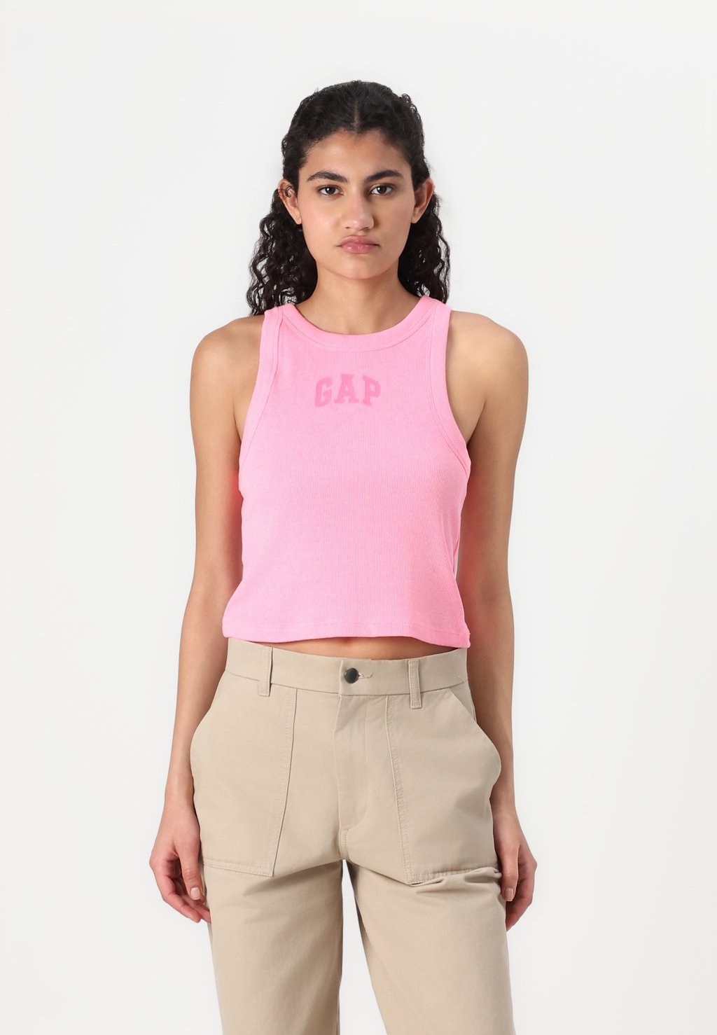 Топ LOGO CROP TANK GAP, розовый 
Топ LOGO CROP TANK GAP, розовый