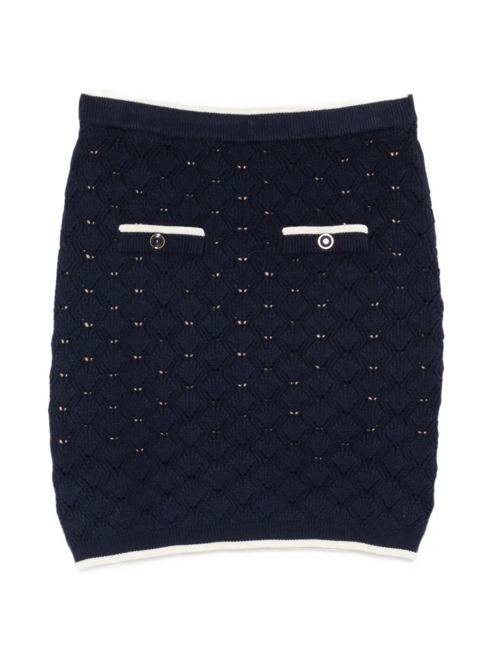 Юбка с декоративными пуговицами Twinset, синий
Юбка с декоративными пуговицами Twinset, синий