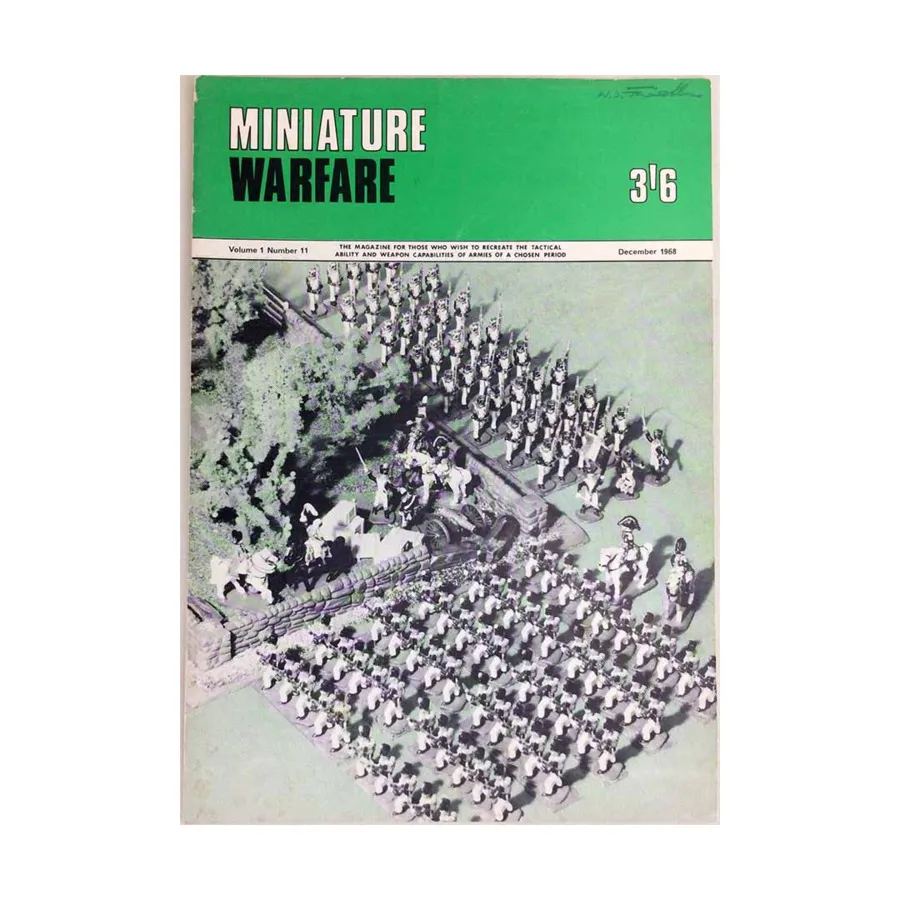 Том. 1, № 11 «Погода и война, часть I, Люди и оружие 1642–46, Огонь в военных играх, часть I», Miniature Warfare Magazine