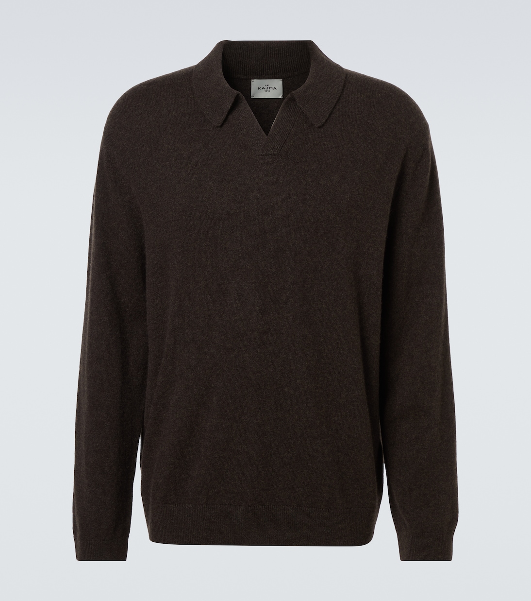 Кашемировый свитер-поло Gibson Le Kasha, коричневый
Кашемировый свитер-поло Gibson Le Kasha, коричневый