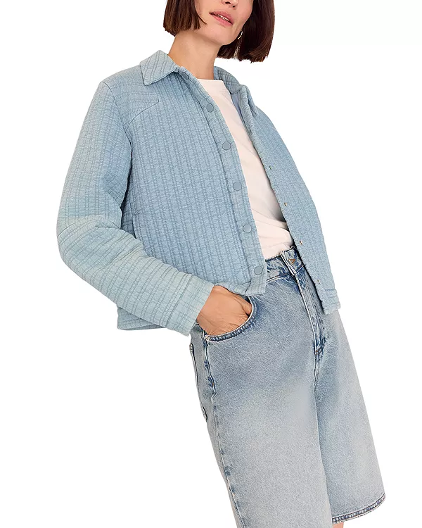 Стеганая куртка из шамбре Whistles, синий
Стеганая куртка из шамбре Whistles, синий