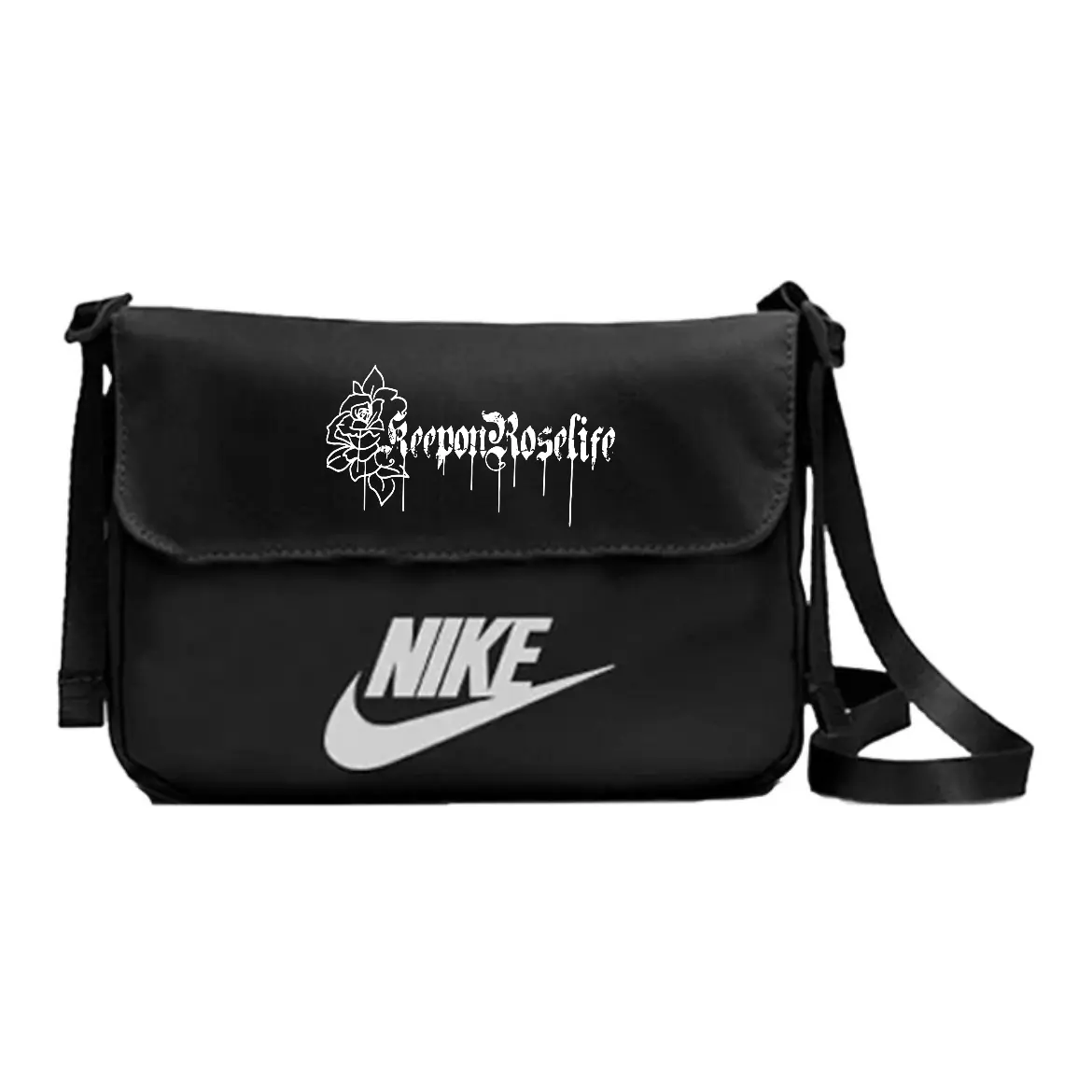Nike Тканевая поясная сумка Regular Unisex Black, Floral
Nike Тканевая поясная сумка Regular Unisex Black, Floral