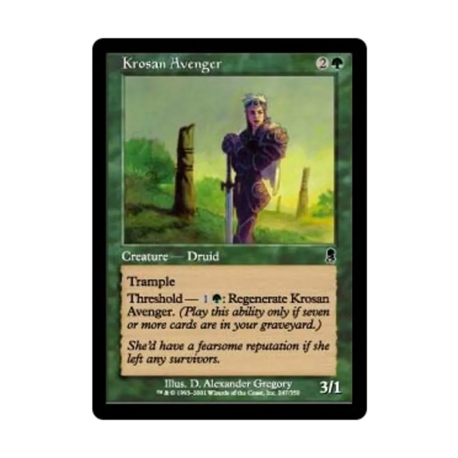 CCG Кросан Мститель (К), MTG - Odyssey
CCG Кросан Мститель (К), MTG - Odyssey