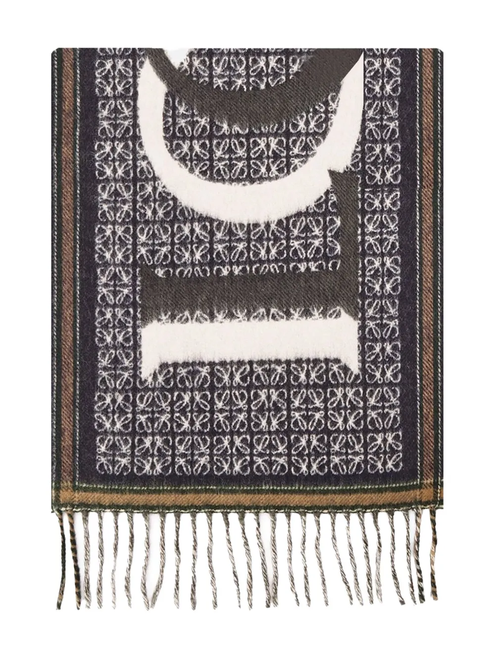 Жаккардовый шарф Love LOEWE, синий
Жаккардовый шарф Love LOEWE, синий