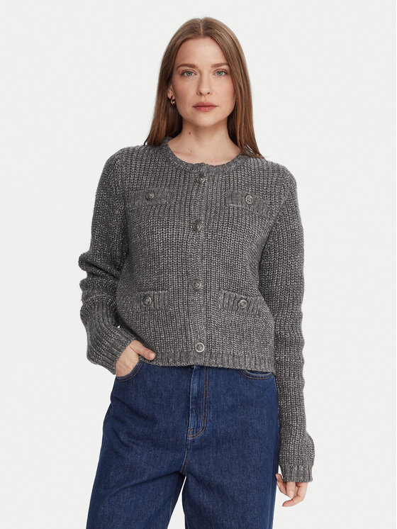 Кардиган regular fit MF5235 MA88A Liu Jo, серый
Кардиган regular fit MF5235 MA88A Liu Jo, серый