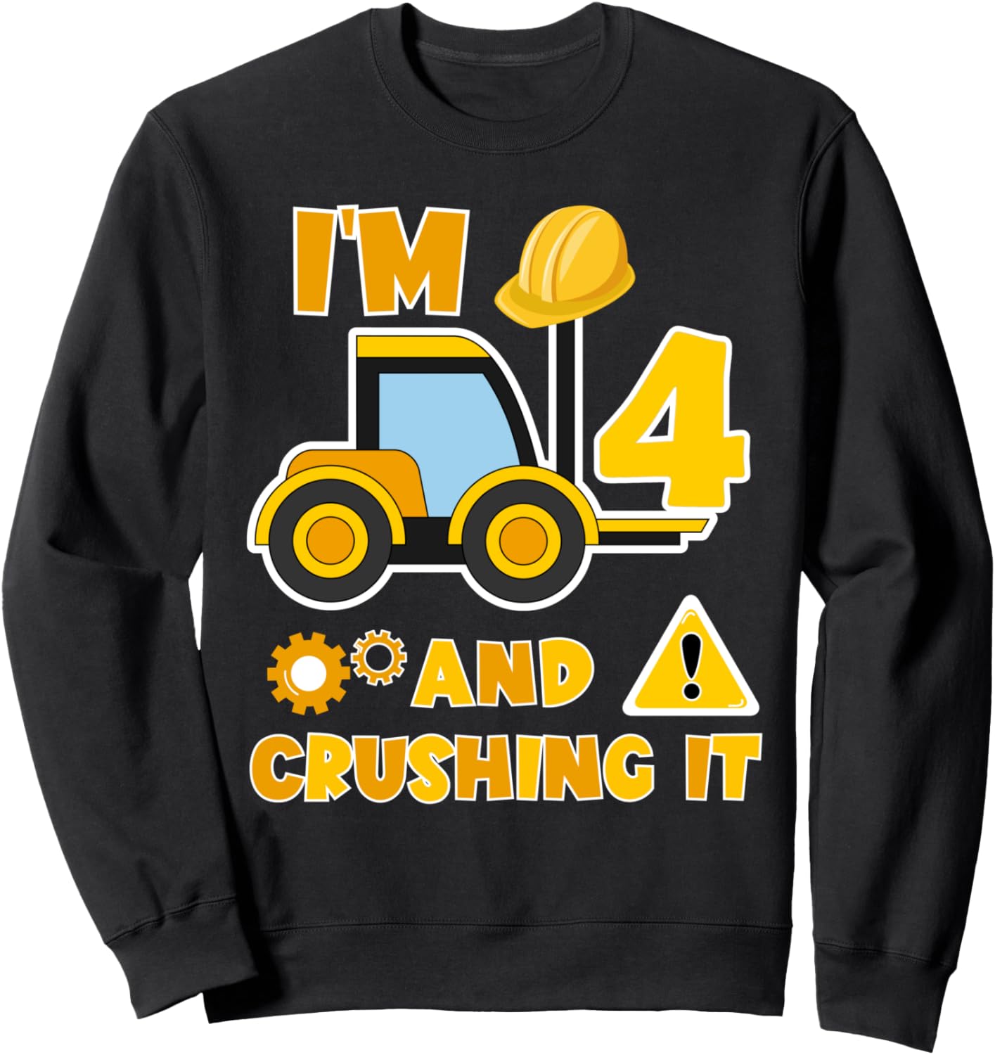 Толстовка с надписью «Мне 4 года, и я в ударе!» на тему строительства для вечеринки в честь 4-летия Family Look Construction Party Decoration Gifts, черный
Толстовка с надписью «Мне 4 года, и я в ударе!» на тему строительства для вечеринки в честь 4-летия Family Look Construction Party Decoration Gifts, черный