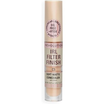 Irl Filter Finish Concealer от среднего до полного покрытия 6G C5, Makeup Revolution
Irl Filter Finish Concealer от среднего до полного покрытия 6G C5, Makeup Revolution