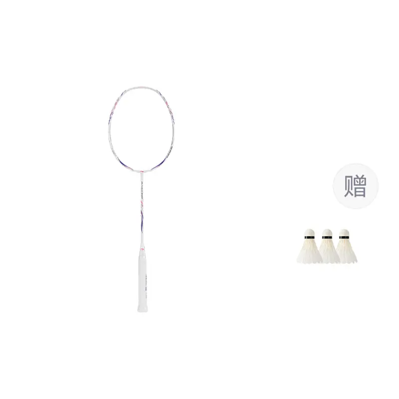 LINING Blade Shadow 600 full carbon бадминтонная ракетка speed type повышенная скорость замаха профессиональная 4U white
LINING Blade Shadow 600 full carbon бадминтонная ракетка speed type повышенная скорость замаха профессиональная 4U white