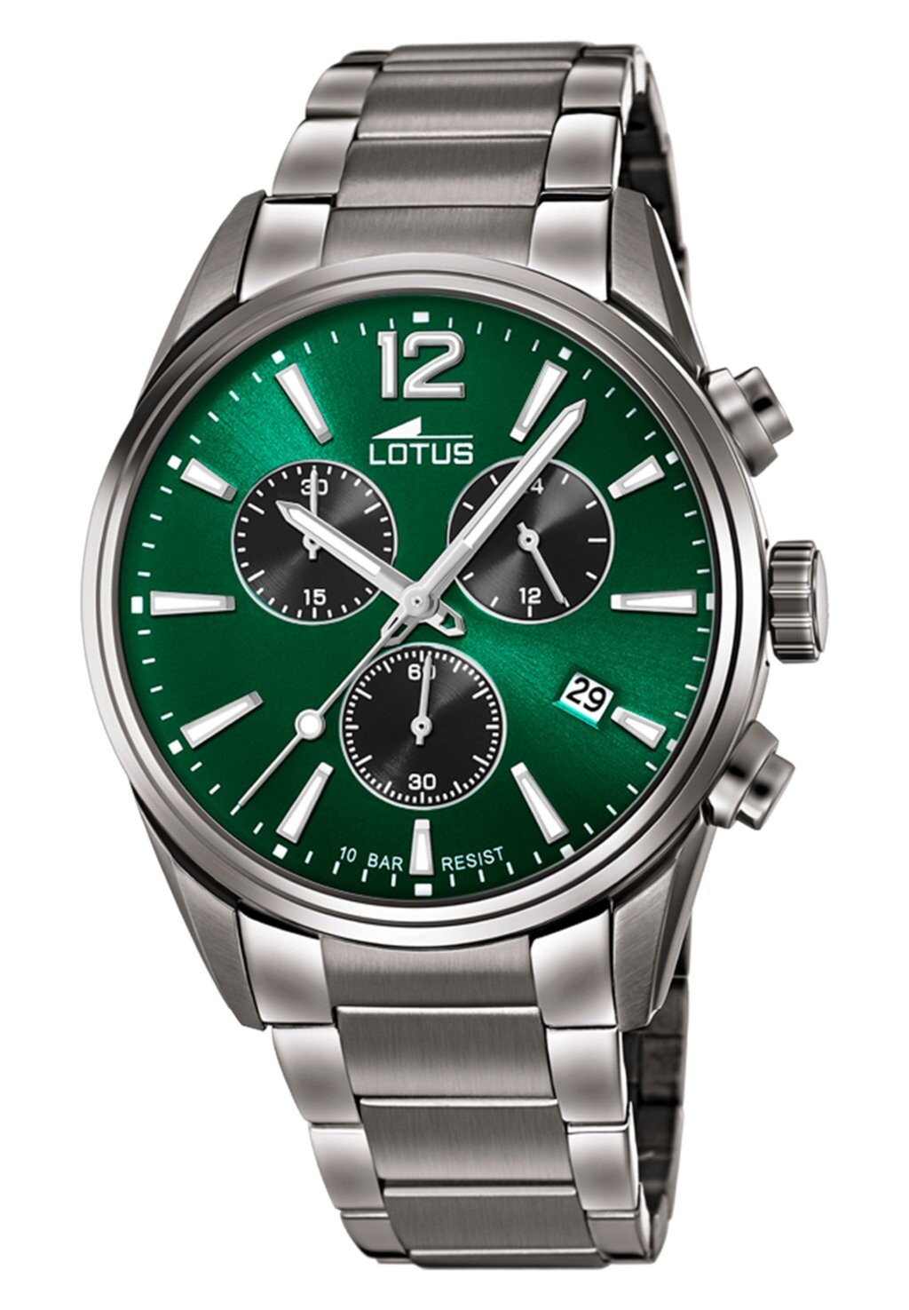 Хронограф Lotus, зеленый, Серый, Хронограф Lotus, зеленый 
Хронограф Lotus, зеленый, Серый, Хронограф Lotus, зеленый