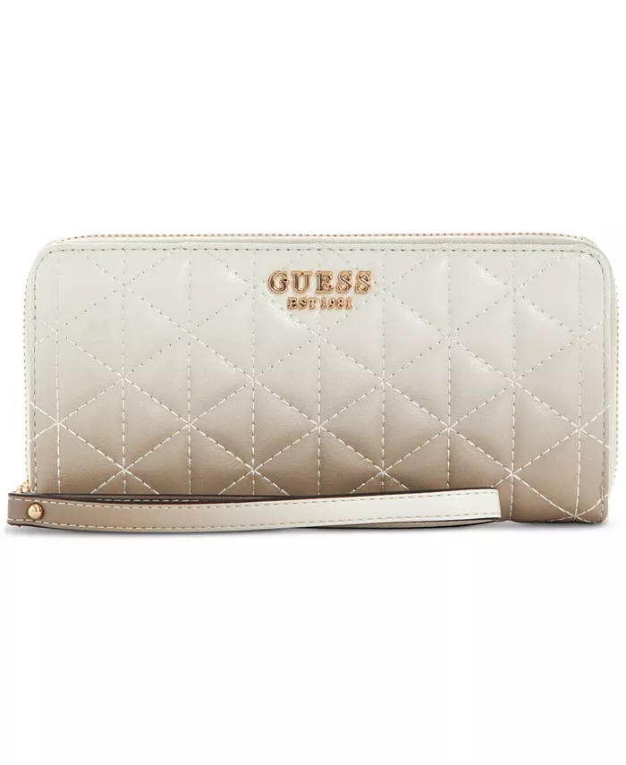 Кошелек на запястье Kori Large Zip Around GUESS, коричневый/бежевый
Кошелек на запястье Kori Large Zip Around GUESS, коричневый/бежевый