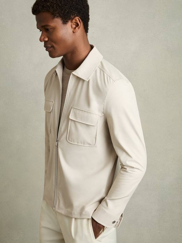 Футболка Ascend с застежкой-молнией спереди Reiss, Stone
Футболка Ascend с застежкой-молнией спереди Reiss, Stone