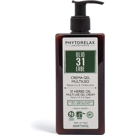 PhytorelaxLaboratories Olio 31 Herbs Веганский и органический многоцелевой бальзам-гель 250 мл
PhytorelaxLaboratories Olio 31 Herbs Веганский и органический многоцелевой бальзам-гель 250 мл