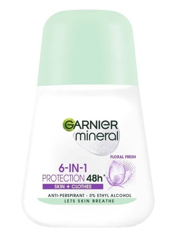 Garnier 6-in-1 Protection Floral Fresh антиперспирант для женщин, 50 ml
Garnier 6-in-1 Protection Floral Fresh антиперспирант для женщин, 50 ml
