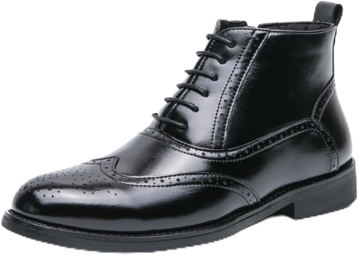 Мужские туфли-броги YRZHGDL с крыльями, двухцветная кожаная обувь высокого верха Чакка Оксфорды, черный
Мужские туфли-броги YRZHGDL с крыльями, двухцветная кожаная обувь высокого верха Чакка Оксфорды, черный