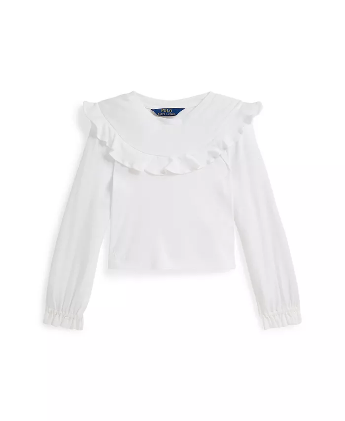 Детская блузка с длинными рукавами для девочек 2T-6X Polo Ralph Lauren, белый
Детская блузка с длинными рукавами для девочек 2T-6X Polo Ralph Lauren, белый