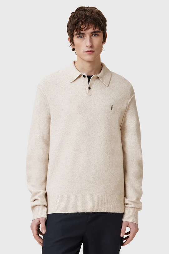 Свитер с добавлением шерсти STATTEN Allsaints, бежевый
Свитер с добавлением шерсти STATTEN Allsaints, бежевый