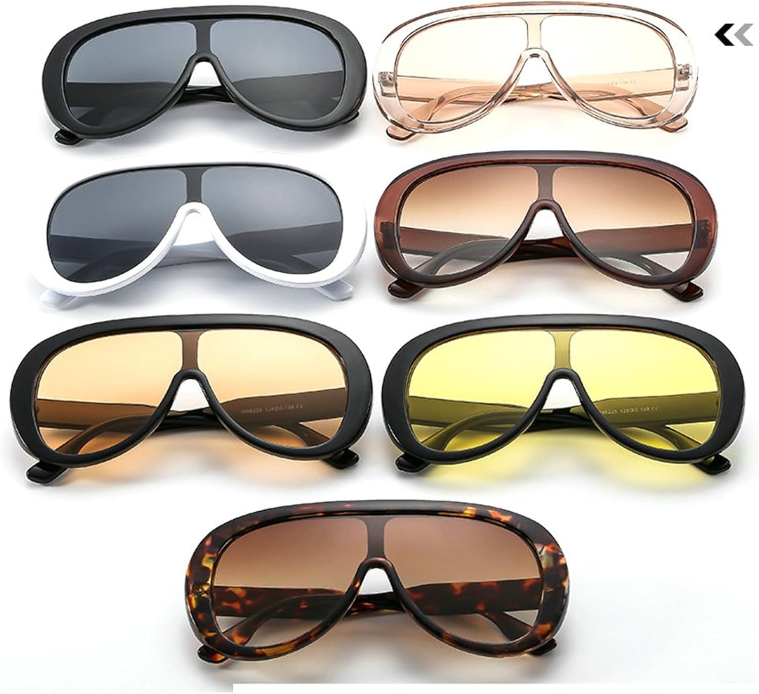 Солнцезащитные очки Helena Oversized One Piece для женщин и мужчин, с плоской верхней частью, модные ретро-очки 2024 года, для активного отдыха, мужские очки-пилот, Yellow
Солнцезащитные очки Helena Oversized One Piece для женщин и мужчин, с плоской верхней частью, модные ретро-очки 2024 года, для активного отдыха, мужские очки-пилот, Yellow