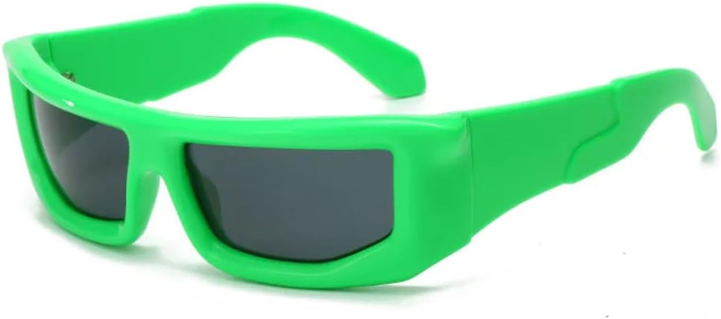 Роскошные солнцезащитные очки для женщин и мужчин, модные, в стиле панк, с большой оправой, винтажные, зеркальные, с защитой от УФ-излучения UV400 TVTBBVV, Green Black
Роскошные солнцезащитные очки для женщин и мужчин, модные, в стиле панк, с большой оправой, винтажные, зеркальные, с защитой от УФ-излучения UV400 TVTBBVV, Green Black