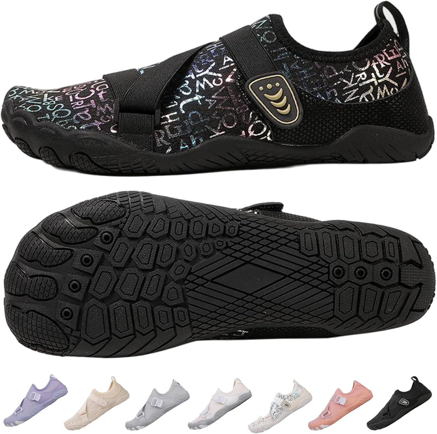 Сандалии Kiyenus с широким носком для ходьбы для мужчин и женщин, нескользящие кроссовки для водных видов спорта, обувь для пляжа, плавания и бассейна, черный
Сандалии Kiyenus с широким носком для ходьбы для мужчин и женщин, нескользящие кроссовки для водных видов спорта, обувь для пляжа, плавания и бассейна, черный