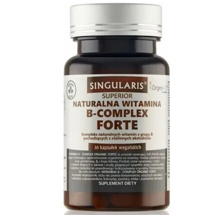 Витаминный комплекс группы В Organic Forte 30 капсул Singularis
Витаминный комплекс группы В Organic Forte 30 капсул Singularis