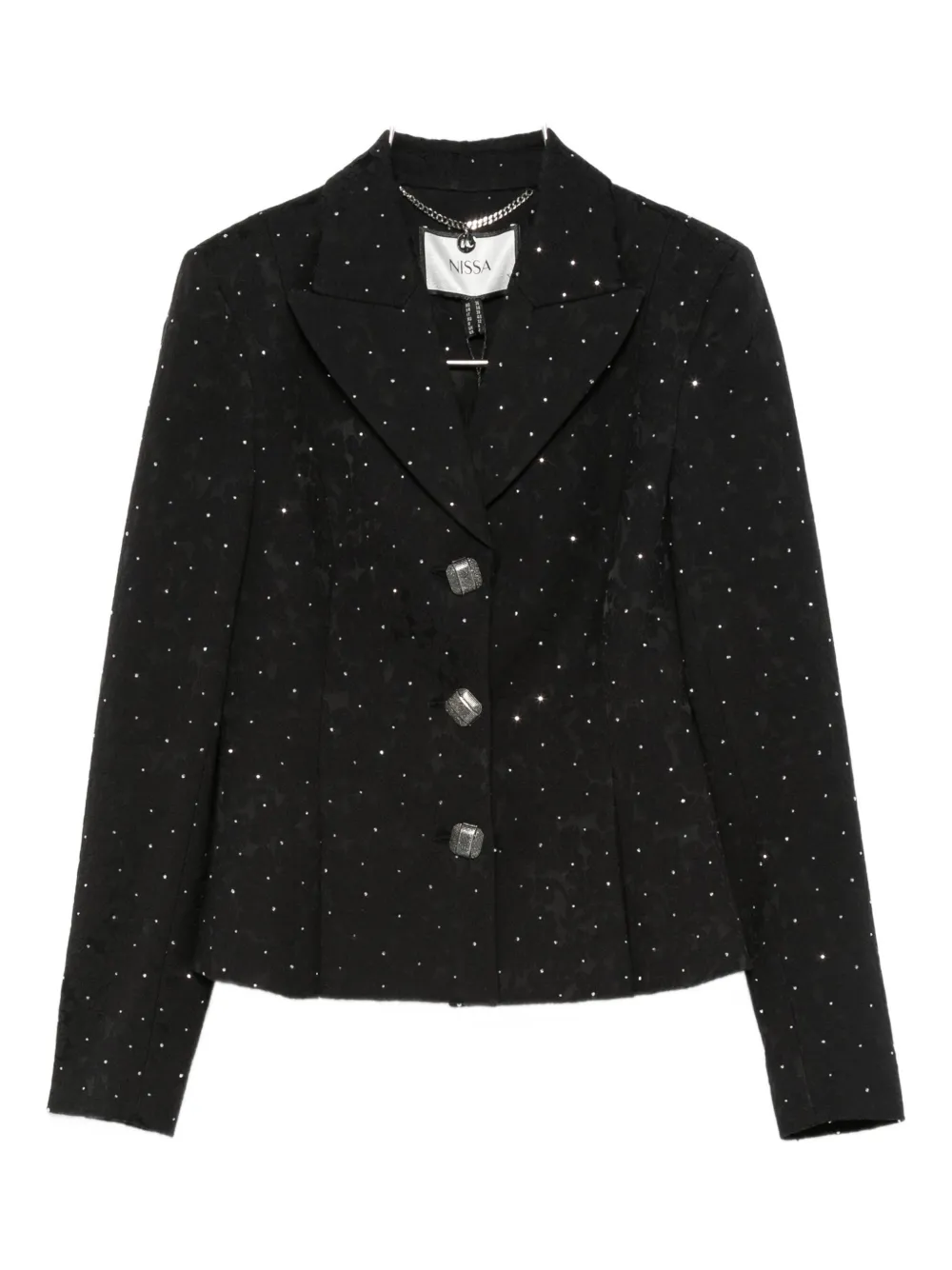 Пиджак с декоративными пуговицами NISSA, черный
Пиджак с декоративными пуговицами NISSA, черный