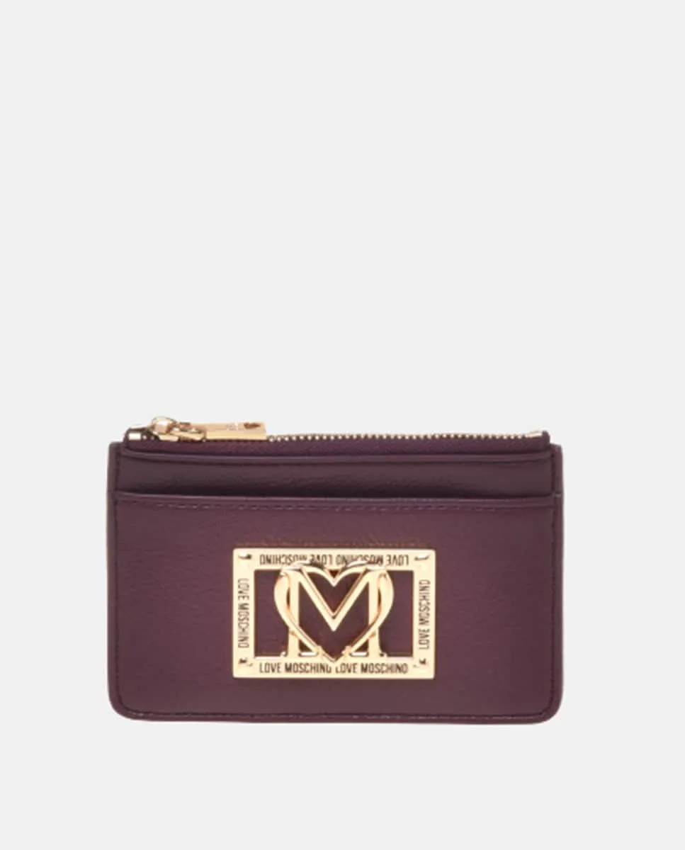 Кошелек на молнии с отделениями Love Moschino, гранатовый
Кошелек на молнии с отделениями Love Moschino, гранатовый