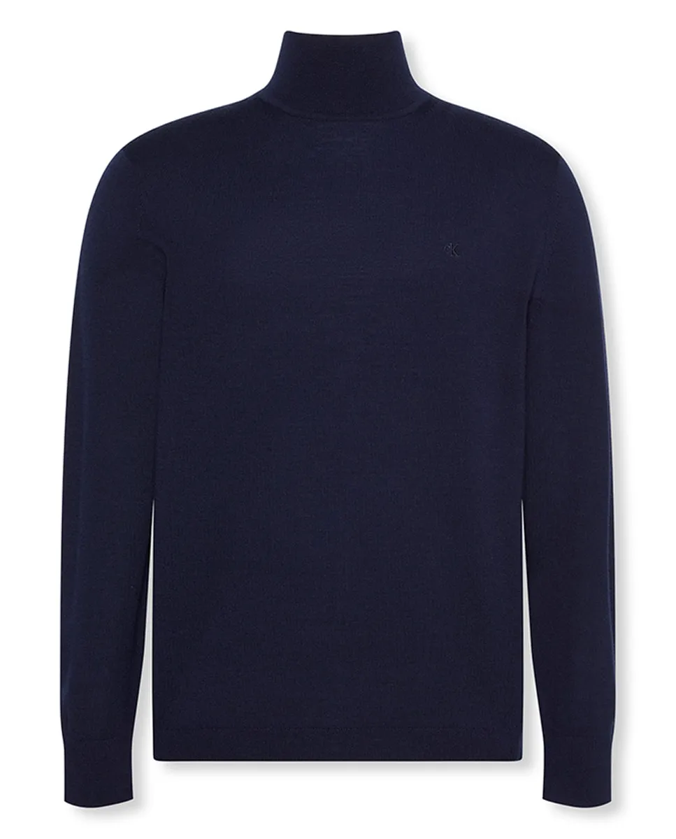 Мужской свитер с высоким воротником Calvin Klein, темно-синий
Мужской свитер с высоким воротником Calvin Klein, темно-синий