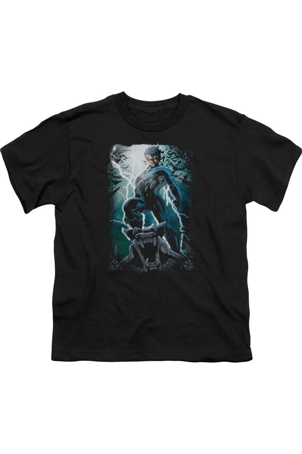 Футболка с коротким рукавом для детей с ночником Batman Gildan, черный
Футболка с коротким рукавом для детей с ночником Batman Gildan, черный