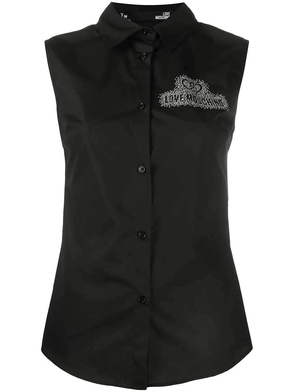 Декорированная рубашка без рукавов Love Moschino, черный
Декорированная рубашка без рукавов Love Moschino, черный