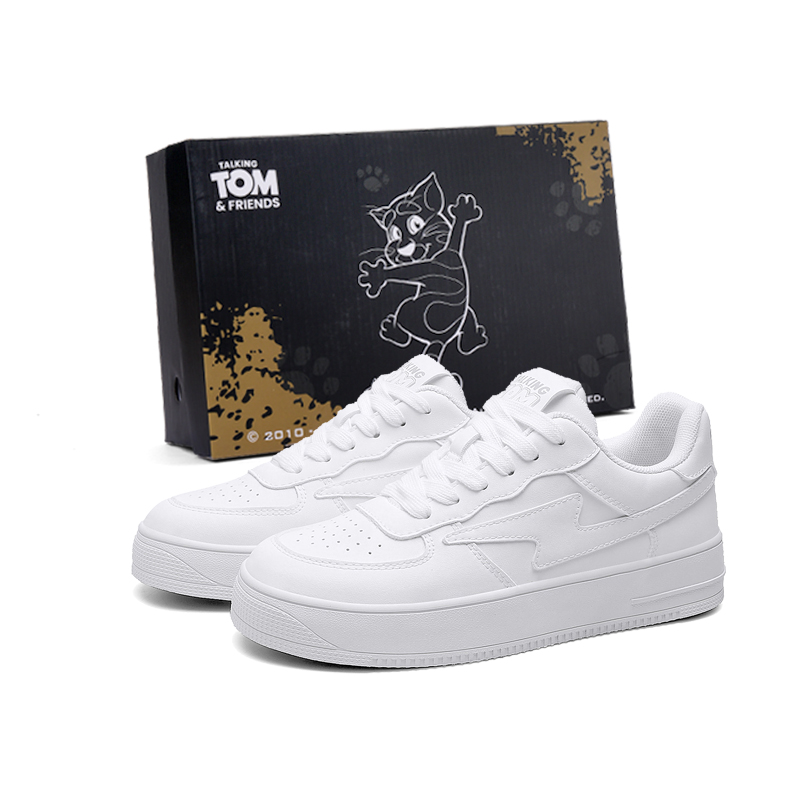 TALKING TOM Скользоустойчивые унисекс лоу-топы для скейтбординга белые, цвет White
TALKING TOM Скользоустойчивые унисекс лоу-топы для скейтбординга белые, цвет White
