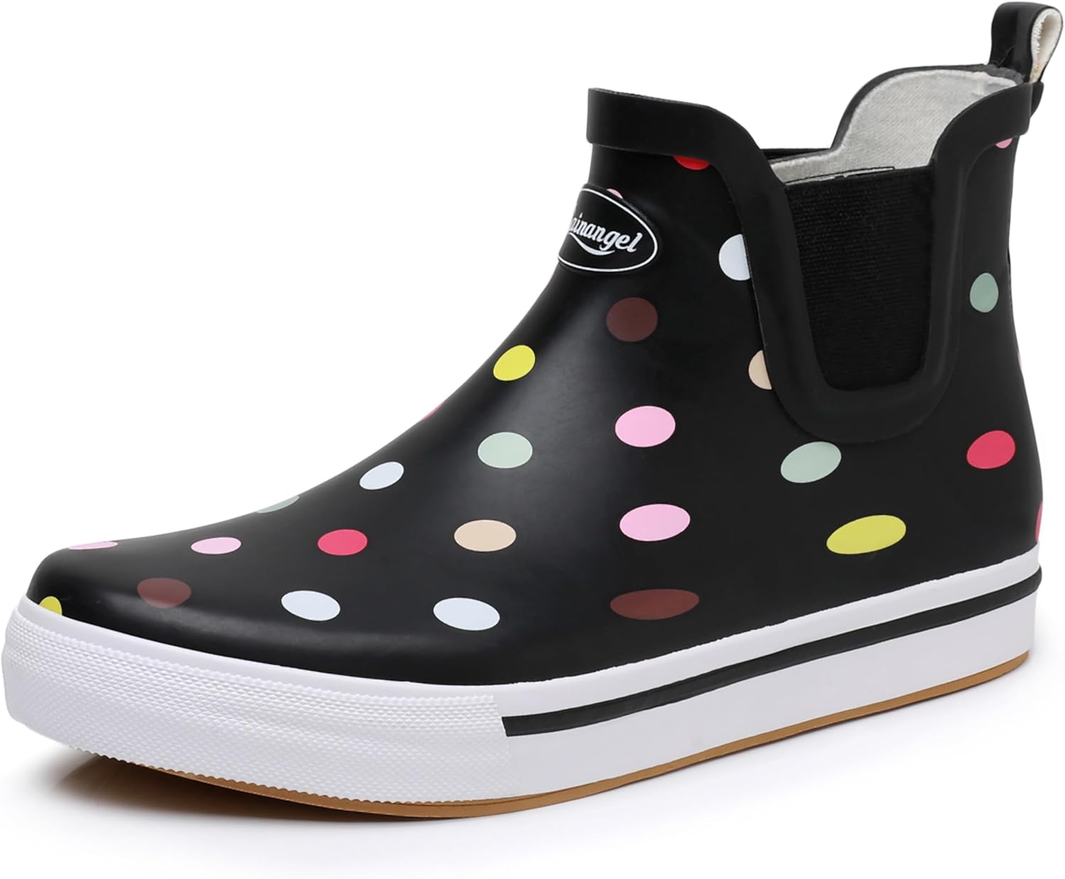 Дождевые сапоги RAINANGEL для женщин и мужчин, унисекс, до щиколотки, противоскользящие, удобные, легкие, для работы в саду и на открытом воздухе, водонепроницаемые сапоги для рыбалки, Dots
Дождевые сапоги RAINANGEL для женщин и мужчин, унисекс, до щиколотки, противоскользящие, удобные, легкие, для работы в саду и на открытом воздухе, водонепроницаемые сапоги для рыбалки, Dots