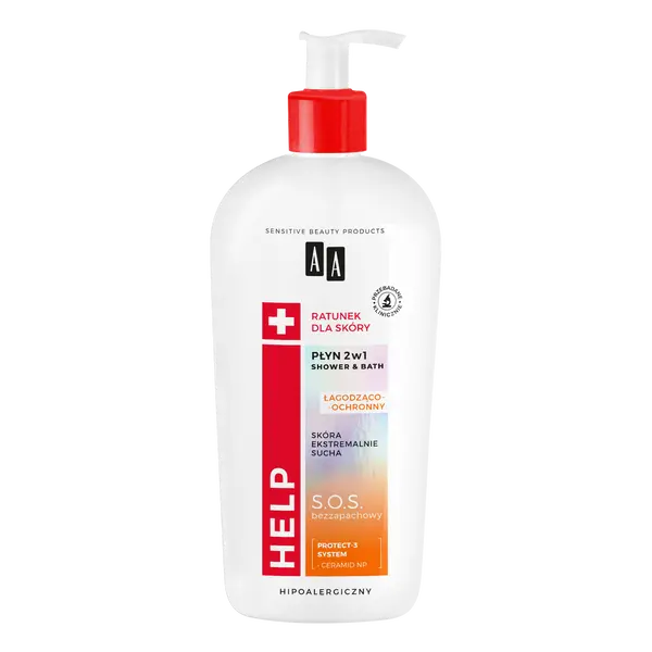 Мягкая жидкость и гель для душа 2в1, 400 мл Aa Help+ s.o.s
Мягкая жидкость и гель для душа 2в1, 400 мл Aa Help+ s.o.s