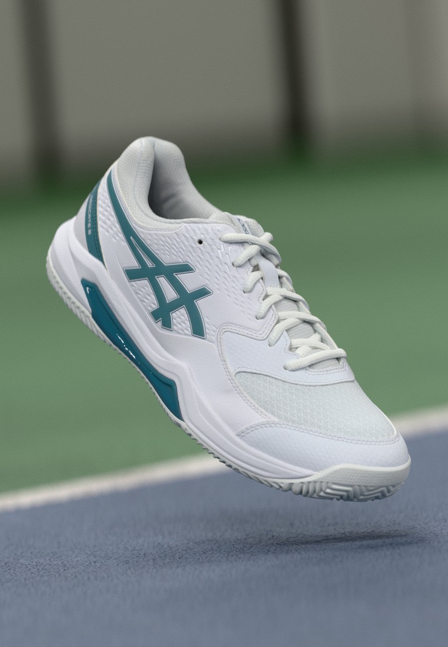 Кроссовки ASICS GEL DEDICATE 8, White/Misty Pine/White
Кроссовки ASICS GEL DEDICATE 8, White/Misty Pine/White