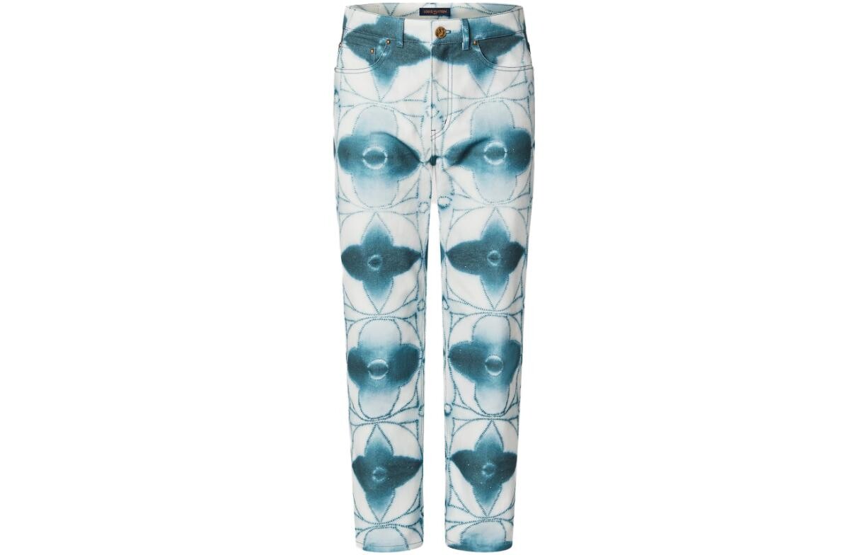 Джинсы мужские с монограммой синего цвета Louis Vuitton, синий
Джинсы мужские с монограммой синего цвета Louis Vuitton, синий