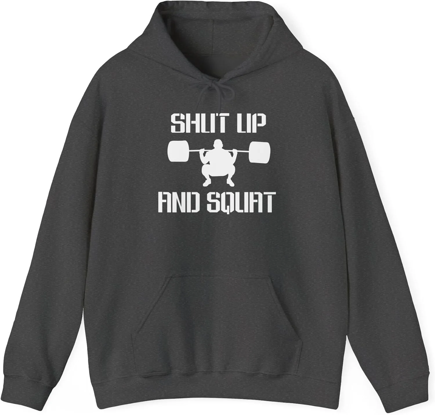 Мужской худи Shut Up and Squat для спортзала
Мужской худи Shut Up and Squat для спортзала