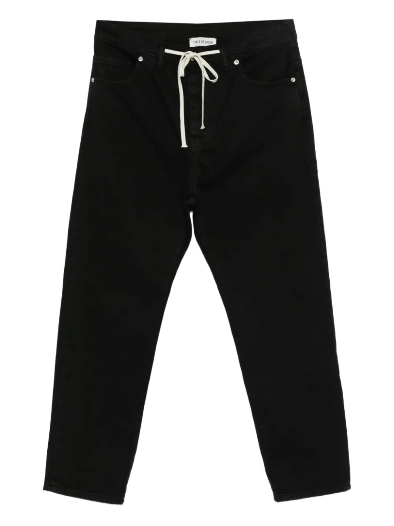 СОСТОЯНИЕ ПОРЯДКА джинсы с завязками State of Order, черный
СОСТОЯНИЕ ПОРЯДКА джинсы с завязками State of Order, черный