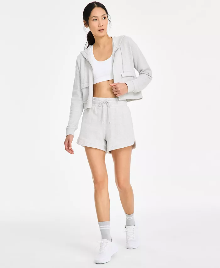 Женская укороченная толстовка с капюшоном на молнии и трикотажные шорты ID Ideology, розовый
Женская укороченная толстовка с капюшоном на молнии и трикотажные шорты ID Ideology, розовый