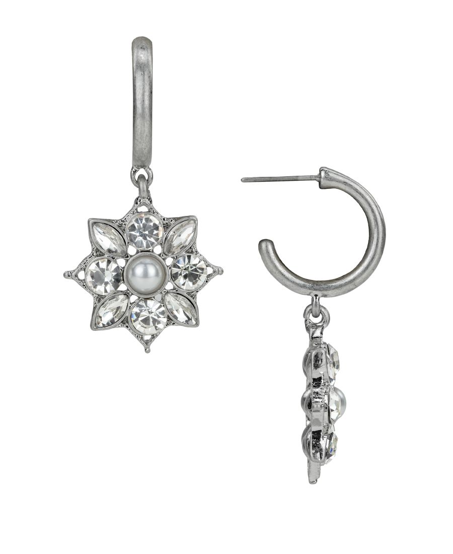 Серебряные серьги-кольца с цветочным узором Patricia Nash, Worn Rhodium
Серебряные серьги-кольца с цветочным узором Patricia Nash, Worn Rhodium