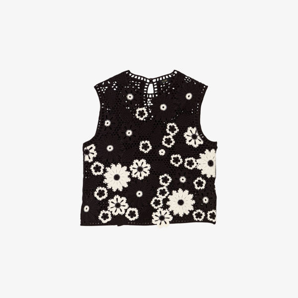 Топ Maje в цветочном узоре, черный / кремовый
Топ Maje в цветочном узоре, черный / кремовый