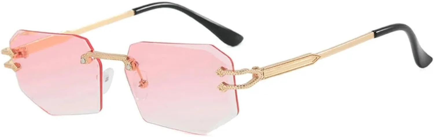 Роскошные большие женские солнцезащитные очки в металлической оправе без оправы, идеально подходящие для путешествий и вождения. Популярные оттенки TKKTLLT, Gold-pink
Роскошные большие женские солнцезащитные очки в металлической оправе без оправы, идеально подходящие для путешествий и вождения. Популярные оттенки TKKTLLT, Gold-pink