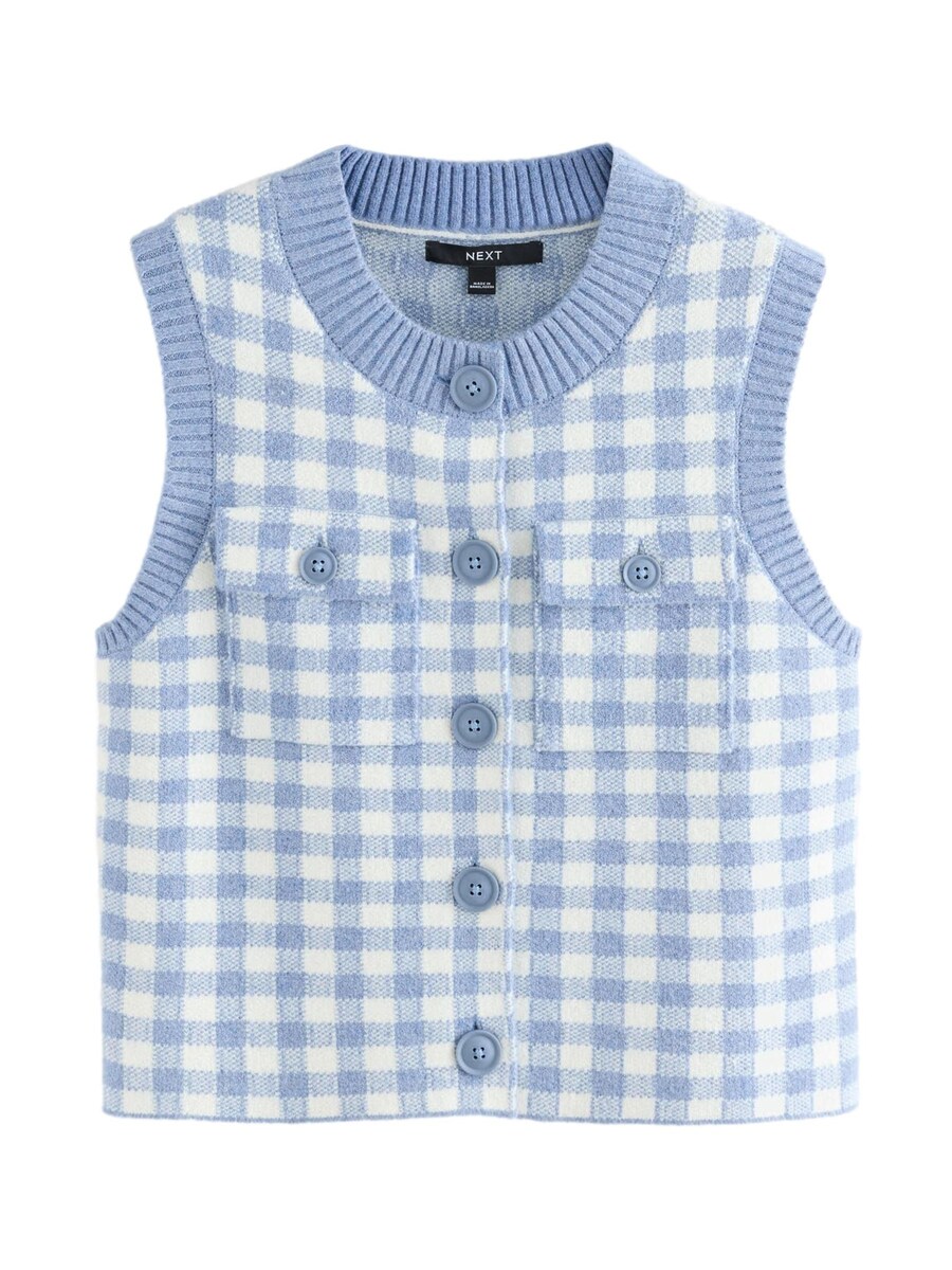 Вязаный жилет Next, светло-синий
Вязаный жилет Next, светло-синий
