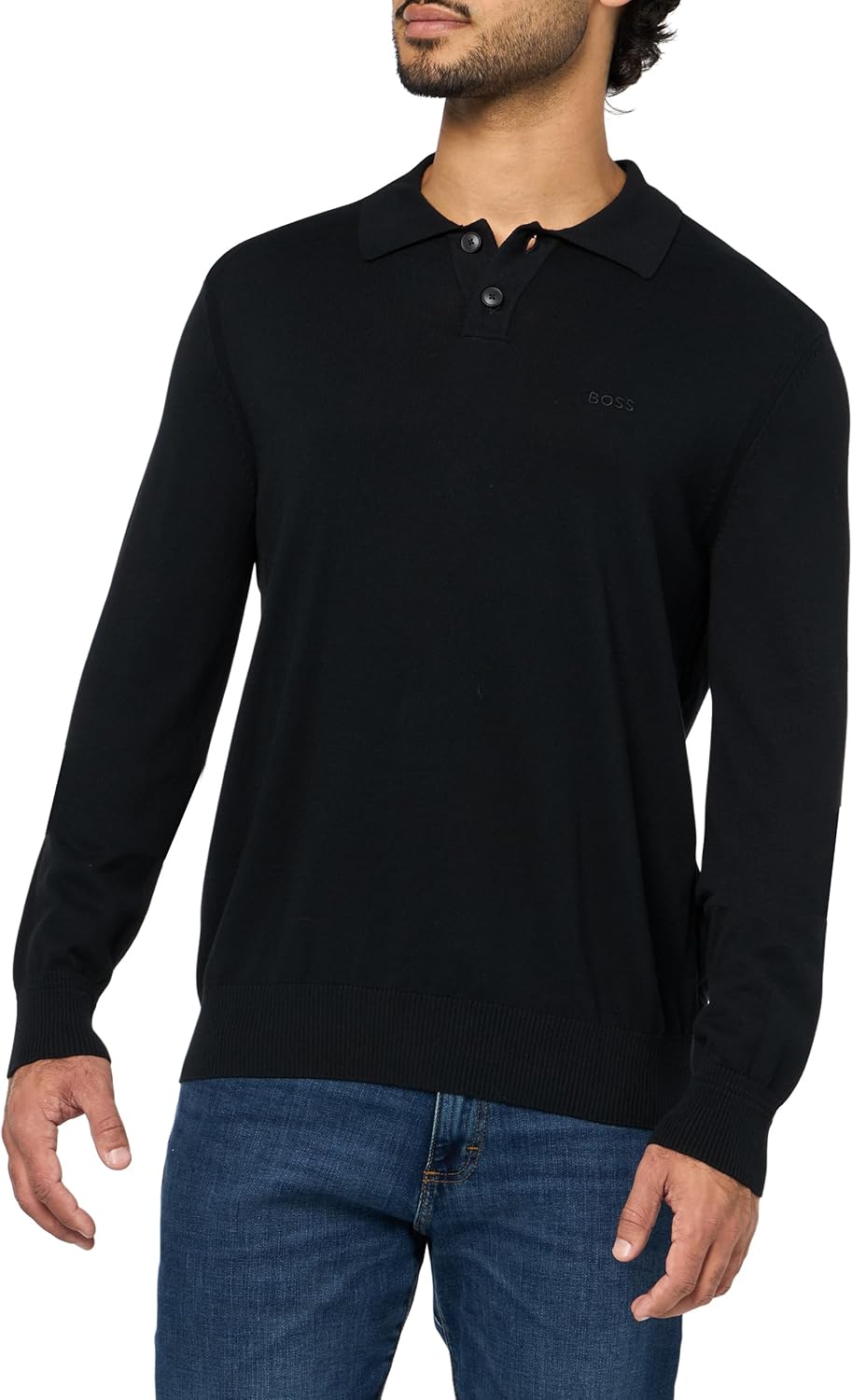 Свитер BOSS из шерстяной смеси с небольшим логотипом, Black Gloss
Свитер BOSS из шерстяной смеси с небольшим логотипом, Black Gloss