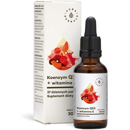 Натуральный коэнзим Q10+витамин Е **капли** 30 мл Koenzym Q10+Vitamin E
Натуральный коэнзим Q10+витамин Е **капли** 30 мл Koenzym Q10+Vitamin E