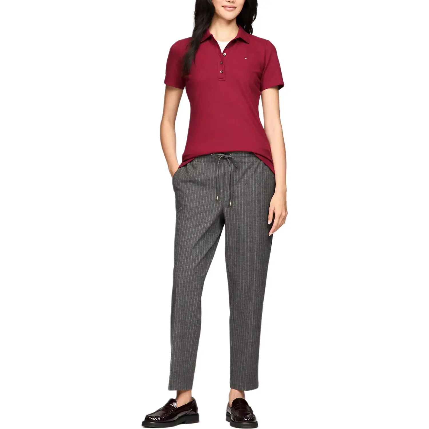 Женская поло Tommy Hilfiger, Burgundy
Женская поло Tommy Hilfiger, Burgundy