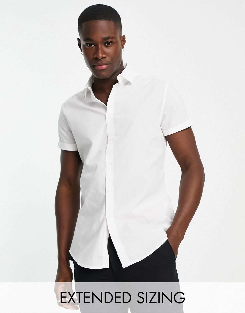 Белая эластичная рабочая рубашка узкого кроя ASOS DESIGN
Белая эластичная рабочая рубашка узкого кроя ASOS DESIGN