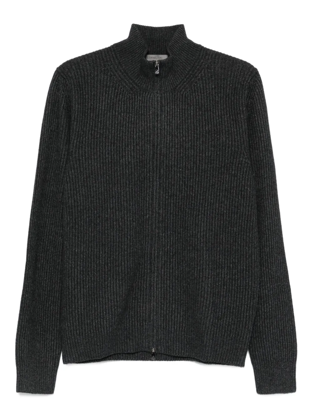 Кардиган в рубчик Corneliani, серый
Кардиган в рубчик Corneliani, серый