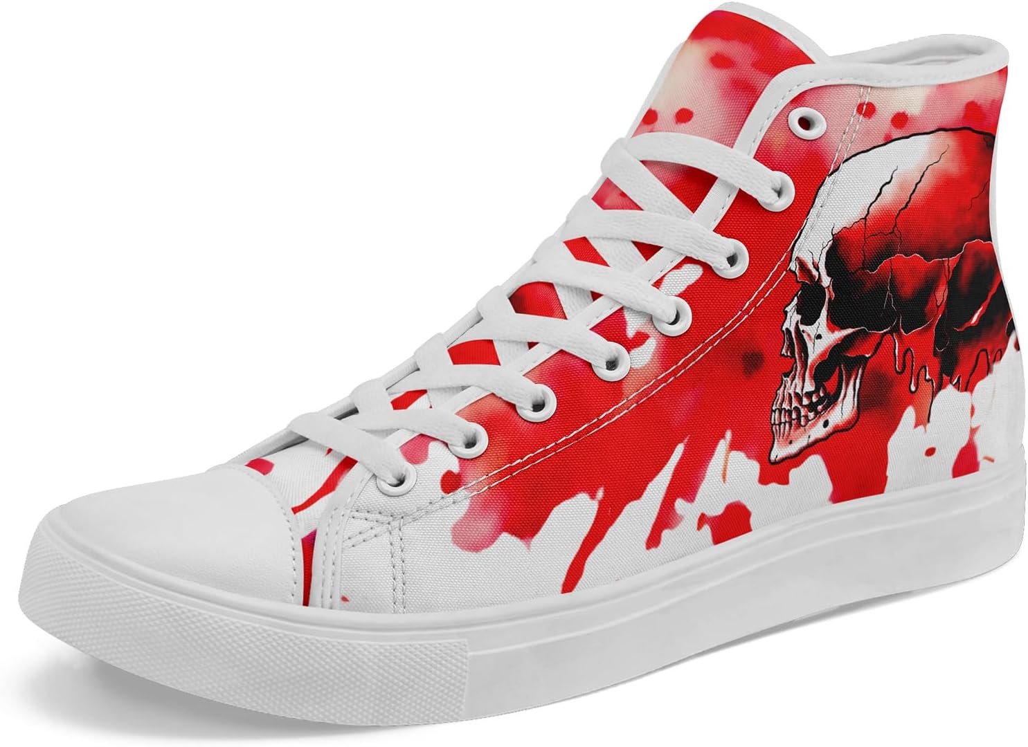 Высокие кеды на шнуровке AWSOLE Gothic Skull для мужчин и женщин, смелый и дерзкий дизайн кроссовок для повседневной носки, плоская подошва для ходьбы, белый/красный/розовый
Высокие кеды на шнуровке AWSOLE Gothic Skull для мужчин и женщин, смелый и дерзкий дизайн кроссовок для повседневной носки, плоская подошва для ходьбы, белый/красный/розовый