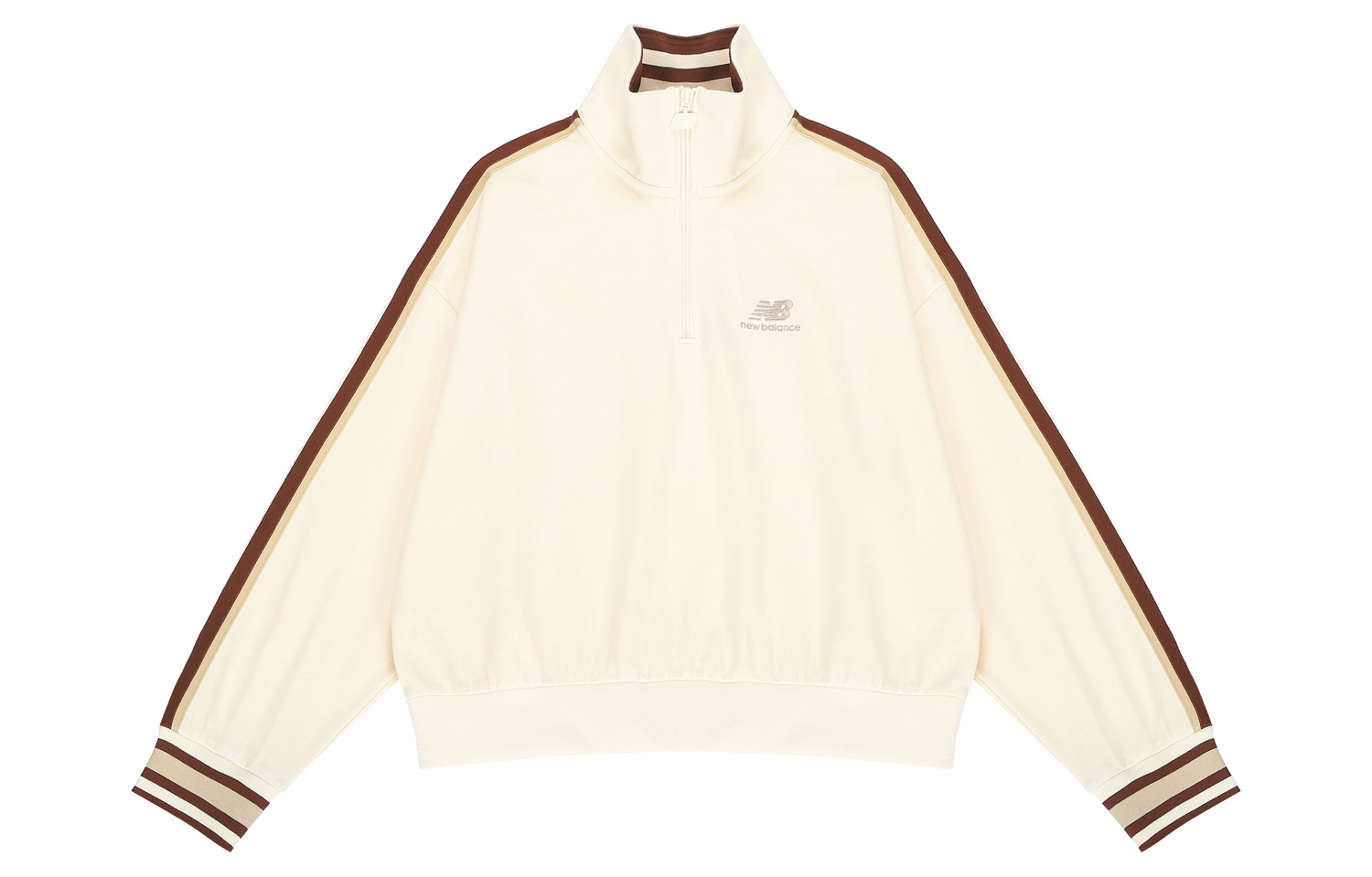 Полосатый вязаный худи на молнии желтый New Balance, светло-желтый
Полосатый вязаный худи на молнии желтый New Balance, светло-желтый